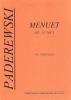 Menuet op.14 nr 1-Ignacy Jan Paderewski