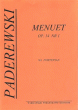 Menuet op.14 nr 1-Ignacy Jan Paderewski