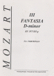 III fantasia D-minor-W.A. Mozart