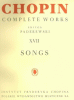 Songs - Chopin complete works  